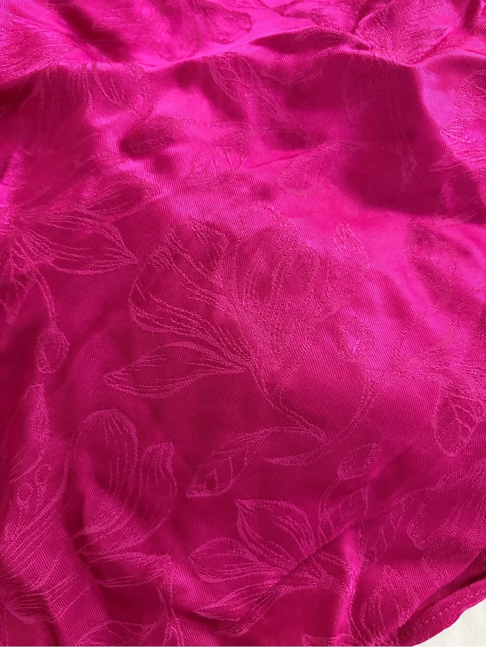 Victoria's Secret Fuchsia Satin Cami & Shorts Sleep Set
